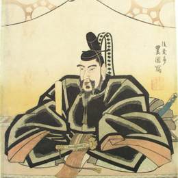 《学者菅原道真》目歌川豊国二代(Utagawa Toyokuni II)高清作品欣赏
