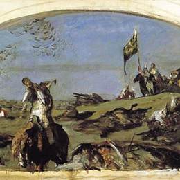 《库里科沃战役后》瓦伦丁·谢罗夫(Valentin Serov)高清作品欣赏