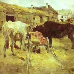 《公牛》瓦伦丁·谢罗夫(Valentin Serov)高清作品欣赏