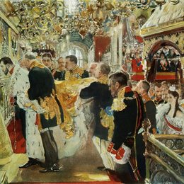 《尼古拉斯二世上校》瓦伦丁·谢罗夫(Valentin Serov)高清作品欣赏