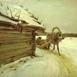 《冬天》瓦伦丁·谢罗夫(Valentin Serov)高清作品欣赏