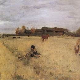 《十月。多摩卡诺沃》瓦伦丁·谢罗夫(Valentin Serov)高清作品欣赏