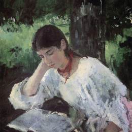 《阿德莱达·西蒙诺维奇的肖像》瓦伦丁·谢罗夫(Valentin Serov)高清作品欣赏