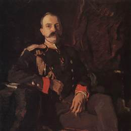 瓦伦丁·谢罗夫(Valentin Serov)高清作品:Portrait of Grand Duke Georgy Mikhailovich