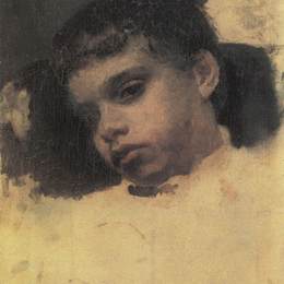 《科尔亚（尼古拉）西蒙诺维奇画像》瓦伦丁·谢罗夫(Valentin Serov)高清作品欣赏