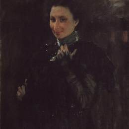 《玛拉杜仲的肖像》瓦伦丁·谢罗夫(Valentin Serov)高清作品欣赏