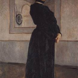 瓦伦丁·谢罗夫(Valentin Serov)高清作品:Portrait of Maria Nikolayevna Yermolova