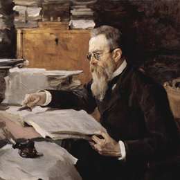 《尼古拉安德烈耶维奇的肖像》瓦伦丁·谢罗夫(Valentin Serov)高清作品欣赏