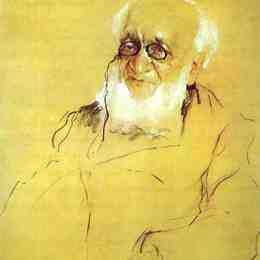 瓦伦丁·谢罗夫(Valentin Serov)高清作品:Portrait of P. Semenov-Tien-Shansky