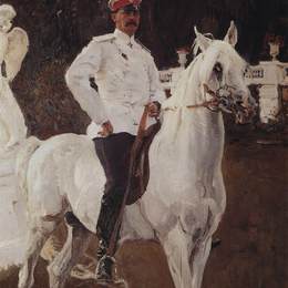 《菲利克斯尤苏波夫王子的肖像》瓦伦丁·谢罗夫(Valentin Serov)高清作品欣赏