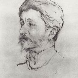 《艺术家画像》瓦伦丁·谢罗夫(Valentin Serov)高清作品欣赏