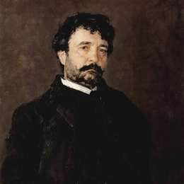 《歌手安吉洛马齐尼画像》瓦伦丁·谢罗夫(Valentin Serov)高清作品欣赏