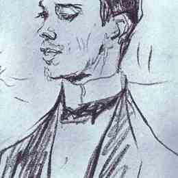 瓦伦丁·谢罗夫(Valentin Serov)高清作品:Portrait of Vazlav Nizhinsky