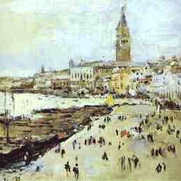 《威尼斯海滨》瓦伦丁·谢罗夫(Valentin Serov)高清作品欣赏