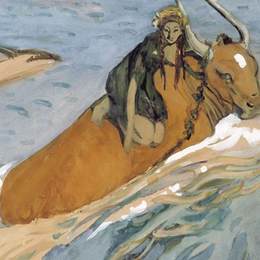 《欧罗巴的梦魇》瓦伦丁·谢罗夫(Valentin Serov)高清作品欣赏