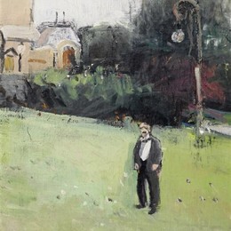 瓦尔兰(Varlin)高清作品:Man in the Tonhallengarten in Zurich