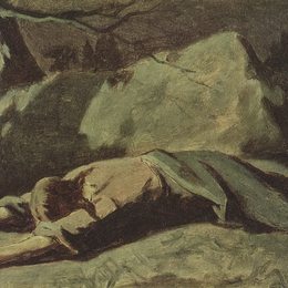 《基督在客西马尼园》瓦西里佩洛夫(Vasily Perov)高清作品欣赏