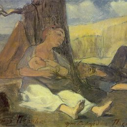 《劳动家庭》瓦西里佩洛夫(Vasily Perov)高清作品欣赏