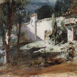 《玛格丽特花园》瓦西里波列诺夫(Vasily Polenov)高清作品欣赏