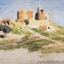 瓦西里波列诺夫(Vasily Polenov)高清作品:Tancred Castle in Tiberias