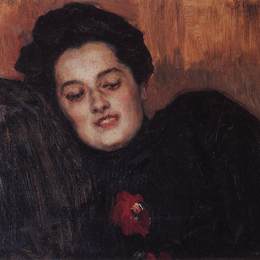 瓦西里·伊万诺维奇·苏里科夫(Vasily Surikov)高清作品:Portrait of A. I. Yemelyanova