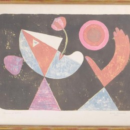 维克多·布罗纳(Victor Brauner)高清作品:La Fianc&amp;ampée Heliotropique