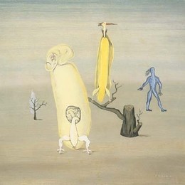 维克多·布罗纳(Victor Brauner)高清作品:Le d&amp;ampéserteur