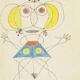 维克多·布罗纳(Victor Brauner)高清作品:Personnage hi&amp;ampéroglyphe