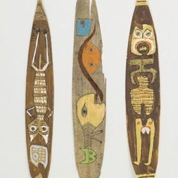《部落人物/猫/鲸》维克多·布罗纳(Victor Brauner)高清作品欣赏