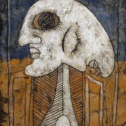 《教皇的悲惨遭遇》维克多·布罗纳(Victor Brauner)高清作品欣赏
