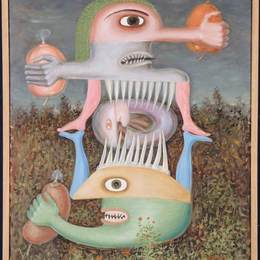 维克多·布罗纳(Victor Brauner)高清作品:Totem of Blessed Subjectivity II