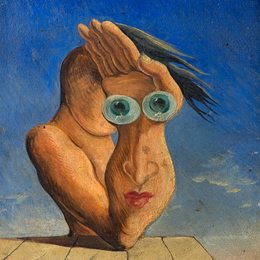 《肖像构成》维克多·布罗纳(Victor Brauner)高清作品欣赏