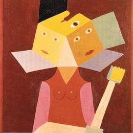 《女人看着远方》维克多·布罗纳(Victor Brauner)高清作品欣赏
