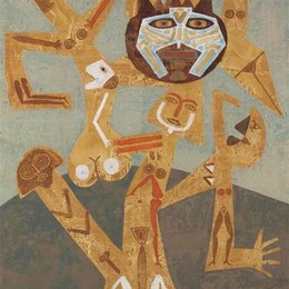 维克多·布罗纳(Victor Brauner)高清作品:Arbre de la volupt&amp;ampé