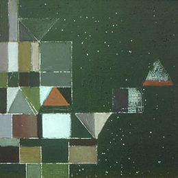 《广场主题绿＆丁香》维克多帕斯莫尔(Victor Pasmore)高清作品欣赏