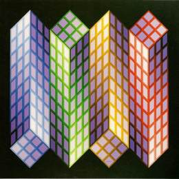 《塔的大》维克多·瓦沙雷(Victor Vasarely)高清作品欣赏