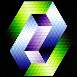 《凯普尔格式塔》维克多·瓦沙雷(Victor Vasarely)高清作品欣赏