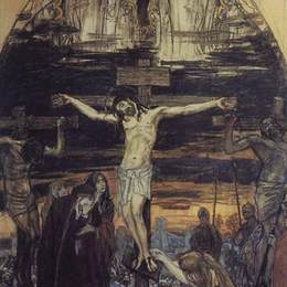 《被钉十字架》维克托·米哈伊洛维奇·瓦斯涅佐夫(Viktor Vasnetsov)高清作品欣赏
