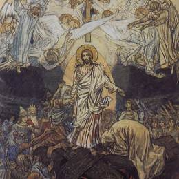 《下到阴间》维克托·米哈伊洛维奇·瓦斯涅佐夫(Viktor Vasnetsov)高清作品欣赏