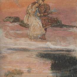 《飞毯》维克托·米哈伊洛维奇·瓦斯涅佐夫(Viktor Vasnetsov)高清作品欣赏