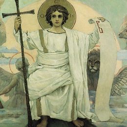 《神子》维克托·米哈伊洛维奇·瓦斯涅佐夫(Viktor Vasnetsov)高清作品欣赏
