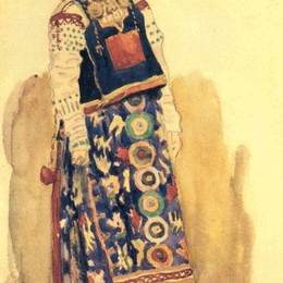 《库帕瓦》维克托·米哈伊洛维奇·瓦斯涅佐夫(Viktor Vasnetsov)高清作品欣赏
