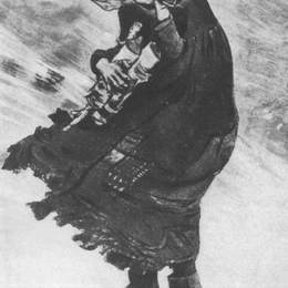 《冬天》维克托·米哈伊洛维奇·瓦斯涅佐夫(Viktor Vasnetsov)高清作品欣赏