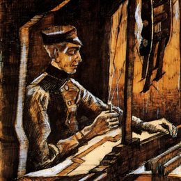 《织布工》文森特·梵高(Vincent van Gogh)高清作品欣赏
