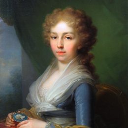 弗拉基米尔博罗维科夫斯基(Vladimir Borovikovsky)高清作品:Portrait of Empress Elisabeth Alexeievna