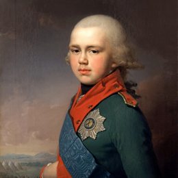 弗拉基米尔博罗维科夫斯基(Vladimir Borovikovsky)高清作品:Portrait of Grand Duke Konstantin Pavlovich