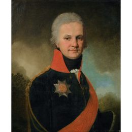 弗拉基米尔博罗维科夫斯基(Vladimir Borovikovsky)高清作品:Portrait of Khristofor von Benckendorff