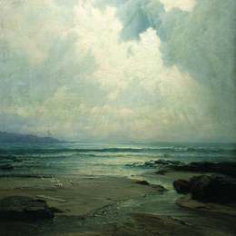 《海景》弗拉基米尔奥尔洛夫斯基(Volodymyr Orlovsky)高清作品欣赏