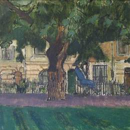 《卡姆登镇克拉伦斯花园》华特·席格(Walter Sickert)高清作品欣赏