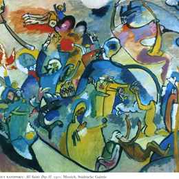 《万圣节第二天》瓦西里·康定斯基(Wassily Kandinsky)高清作品欣赏